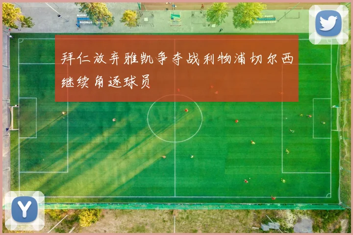 拜仁放弃雅凯争夺战利物浦切尔西继续角逐球员
